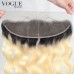 13x4 2T Ombre Color 1B/613 Body Wave Frontal,Virgin Human Hair 8A Top Grade